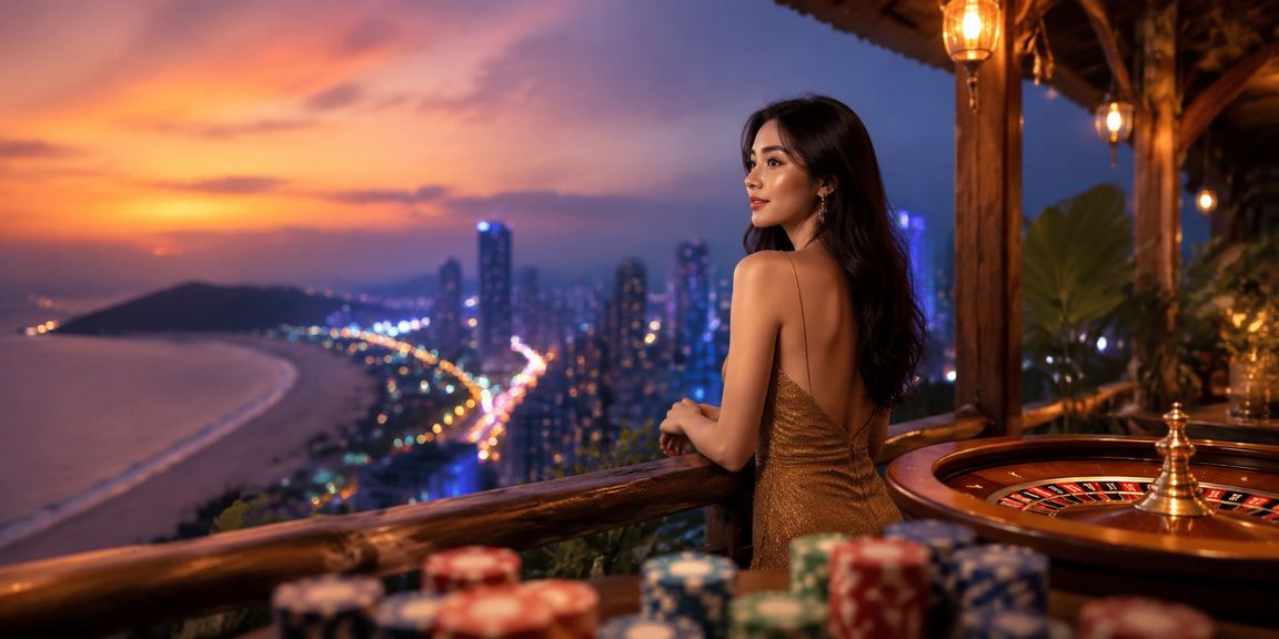 Người chơi tại Mũi Né thưởng thức cà phê và tham gia Roulette trực tuyến